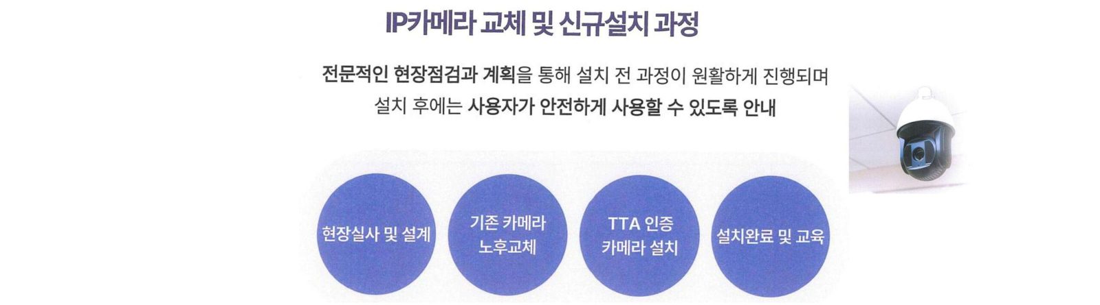 IP카메라 교체 및 신규설치 과정